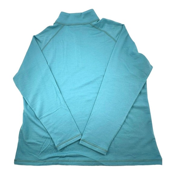 Peter Millar Excursionist Flex Performance Q-Zip Pullover Merino Wool Teal XXL - Picture 12 of 16